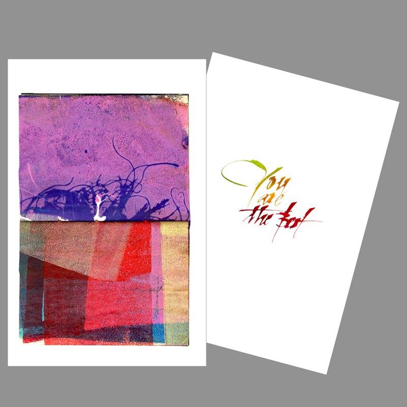 Friendship abstract art card
